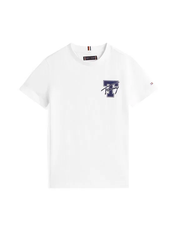 Футболка regular fit Varsity Graphic Tommy Hilfiger, белый — фото 4