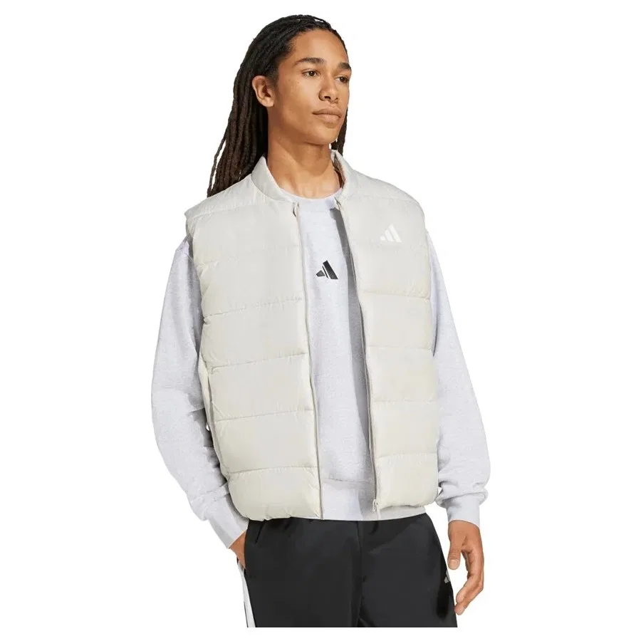 Мужская куртка без рукавов adidas Ess Sd Puf V JM8418, Бежевый — фото 4