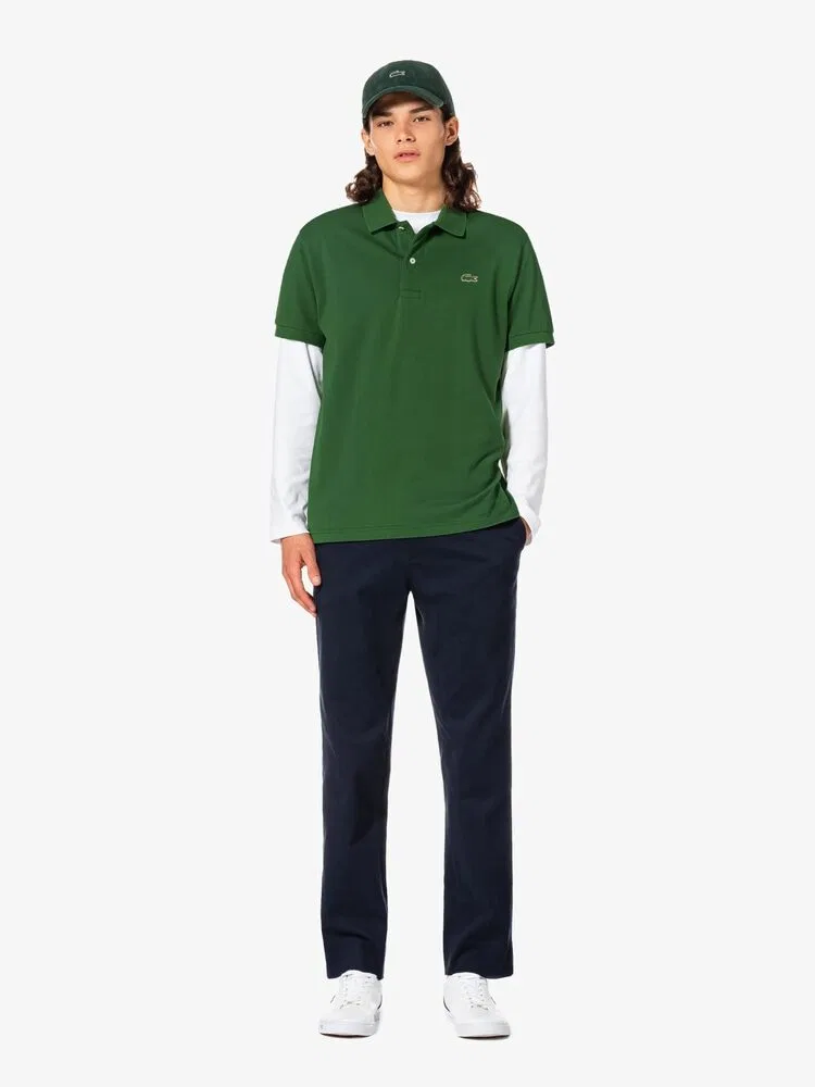 Футболка с длинным рукавом Regular Fit LACOSTE, Green — фото 4
