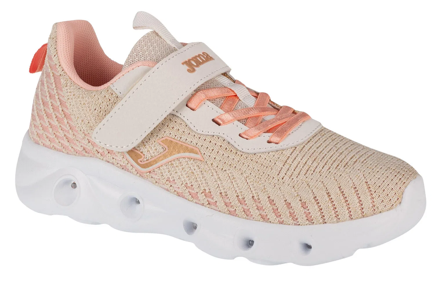 Детские кроссовки для девочек с технологией Texon Butterfly Jr Joma, Beige