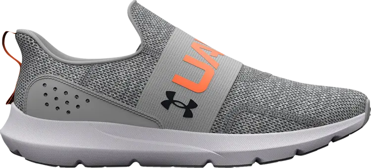 

Кроссовки Under Armour Surge 3 Slip Mod Grey Orange Blast, серый