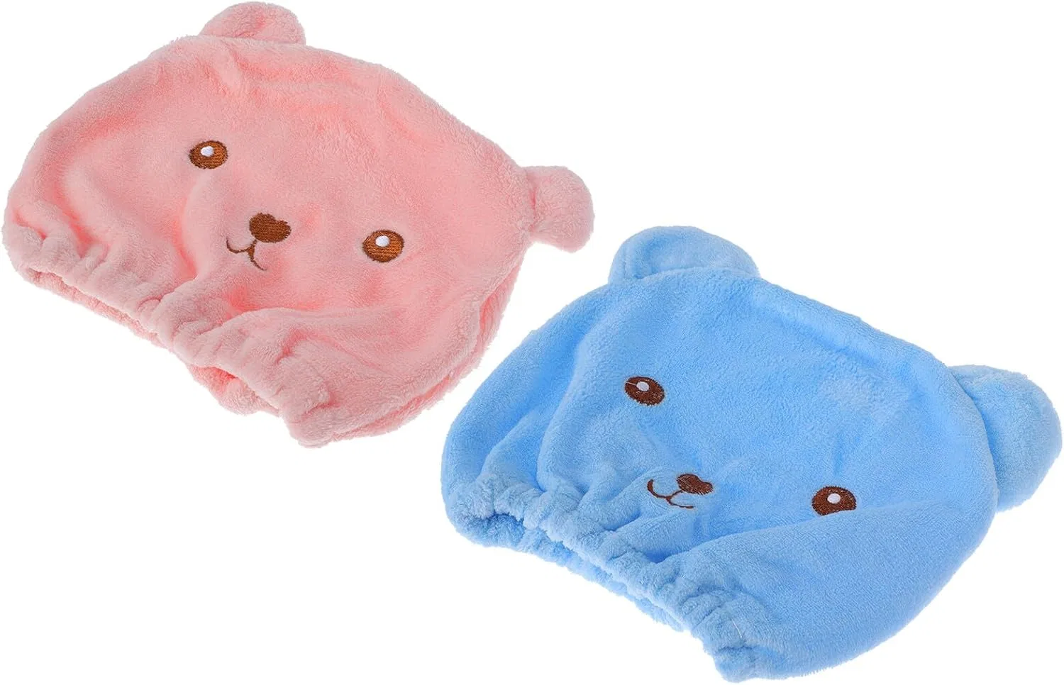 Шапочка для душа из полиэстера, 2 шт, VILLFUL, Rosa, Blau