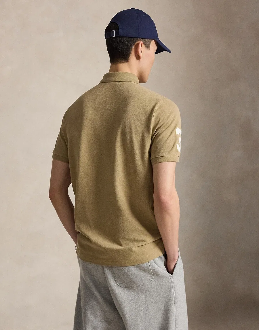 Футболка Polo Ralph Lauren цвета капучино — фото 3