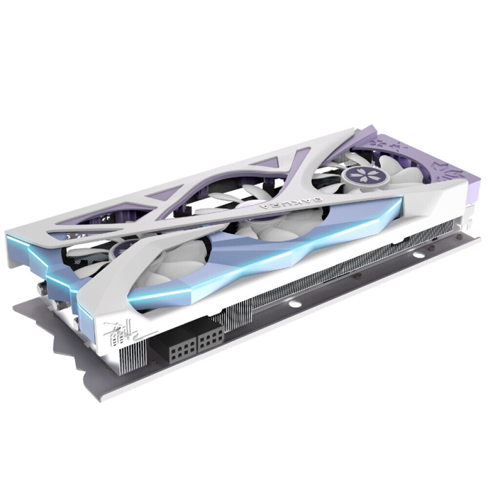 Видеокарта Yeston RX 6800XT GDDR6 16GB Sakura Hitomi Flower