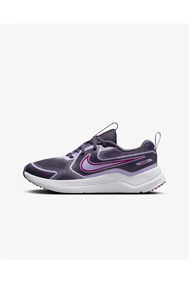 Детские кроссовки для девочек текстильные Cosmic Runner Nike, Purple — фото 4