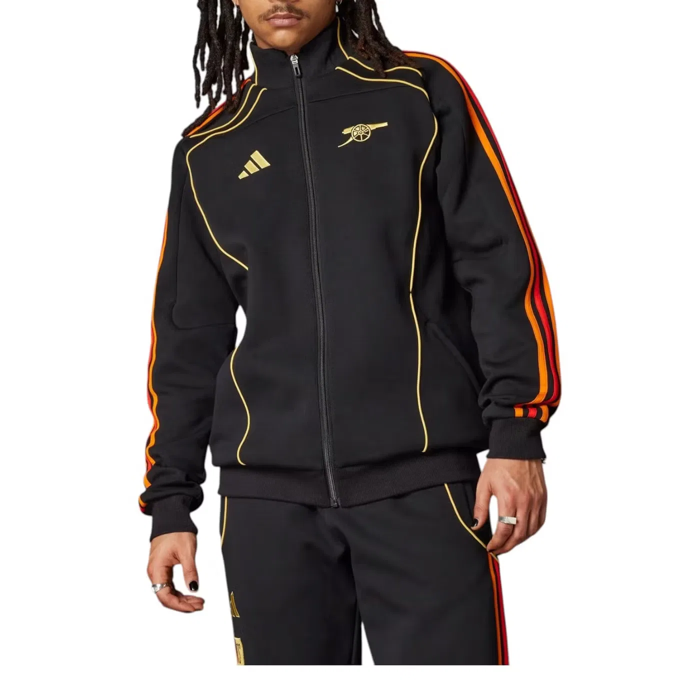 Куртка Adidas Arsenal x NTS UBP Doubleknit, черная — фото 2