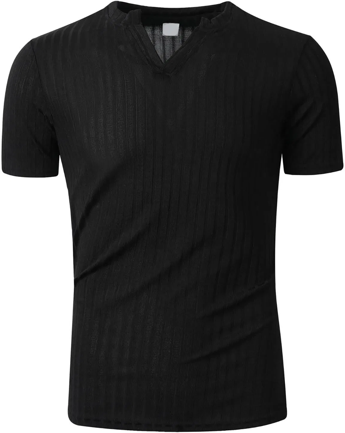 Мужская компрессионная футболка Slim Fit, Black — фото 4