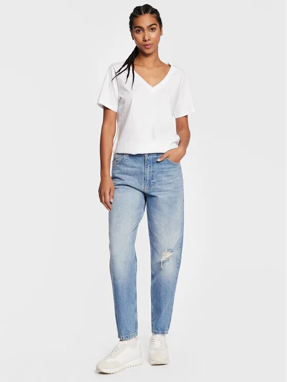 Футболка regular fit Smooth Calvin Klein, белый — фото 2