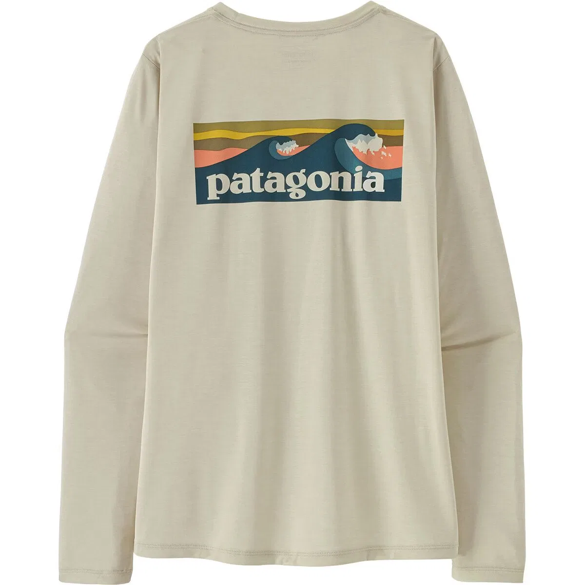 Женская футболка с длинным рукавом Capilene Cool Daily Boardshort Long-Sleeve Shirt Patagonia, Dyno White