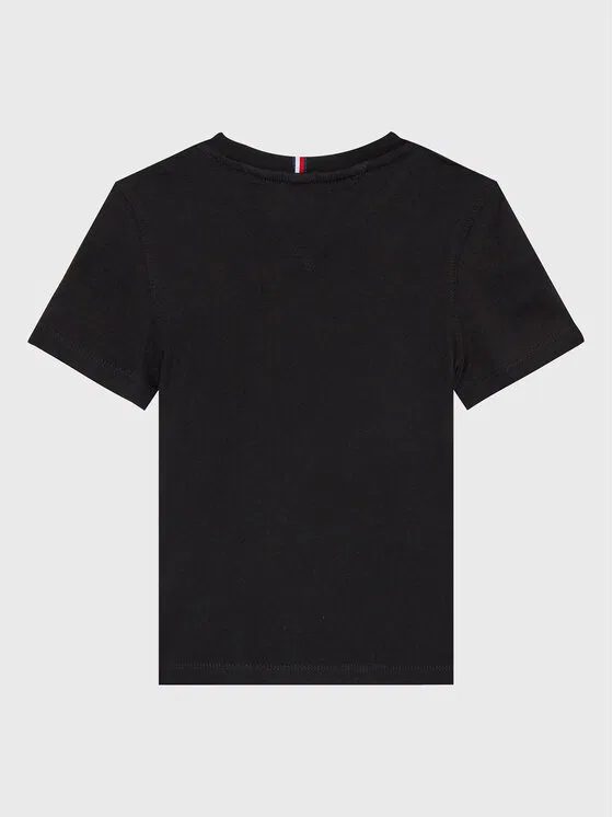 Футболка regular fit Essential Tommy Hilfiger, черный — фото 2