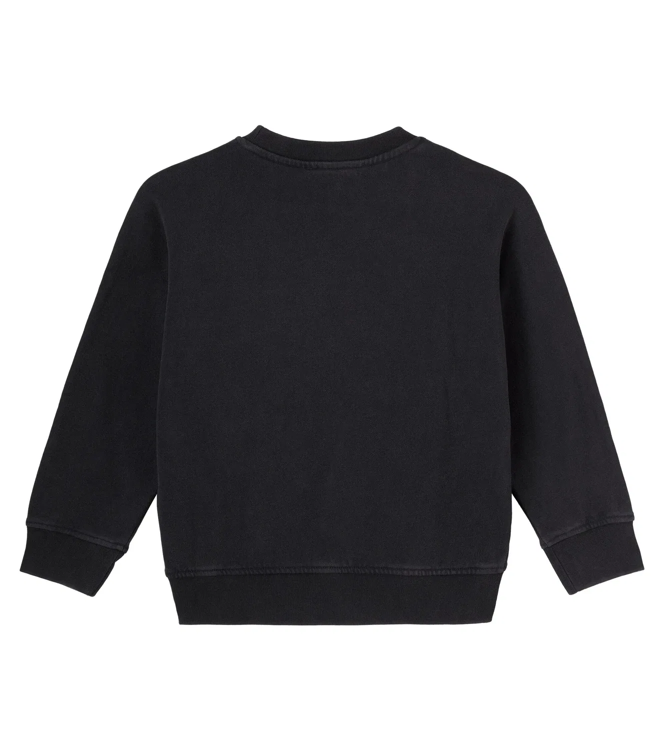 Детский свитшот из хлопкового флиса Stella Mccartney Kids, черный — фото 3