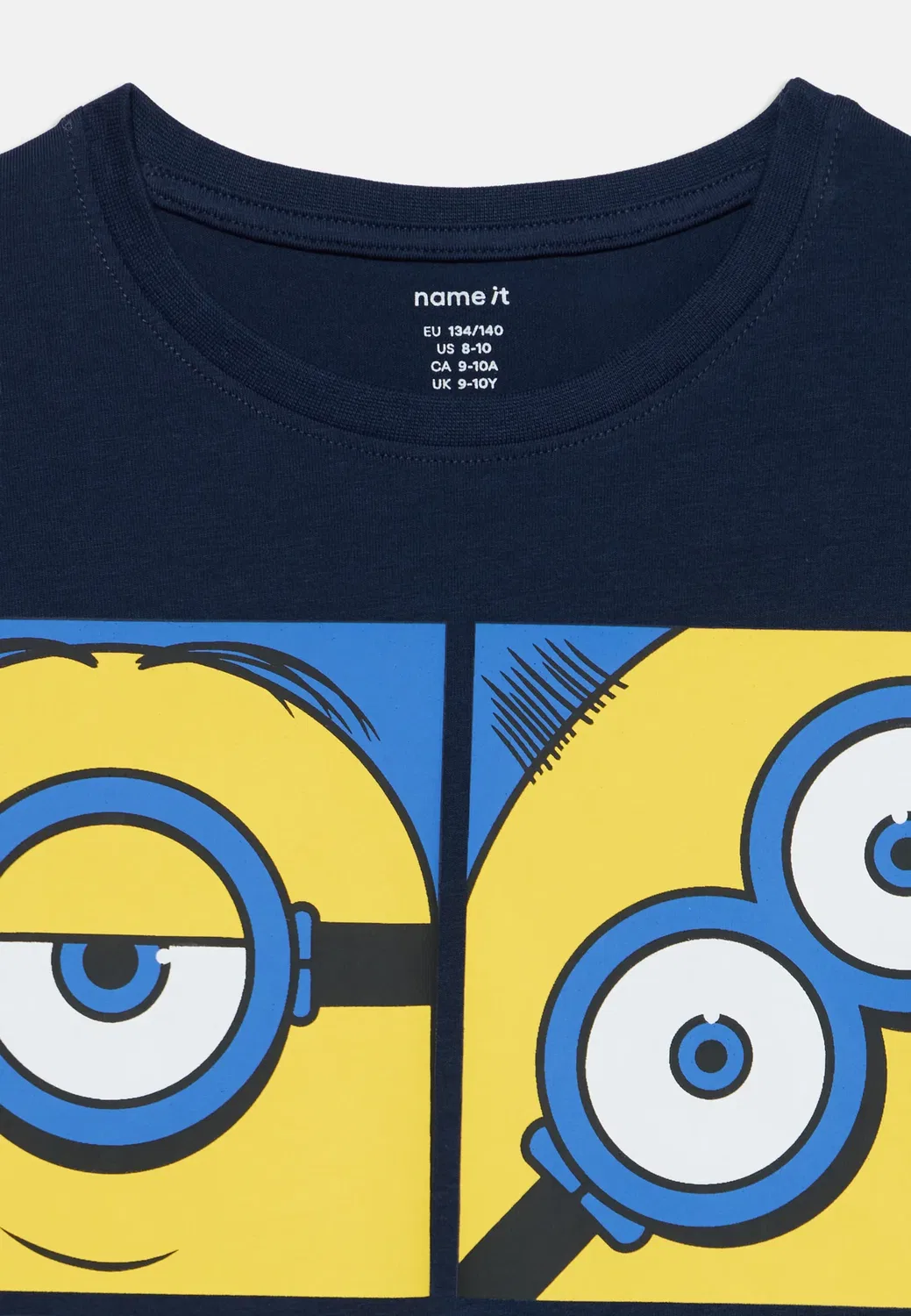 Футболка с длинными рукавами Nkmaban minions Name It, Navy Blazer — фото 4