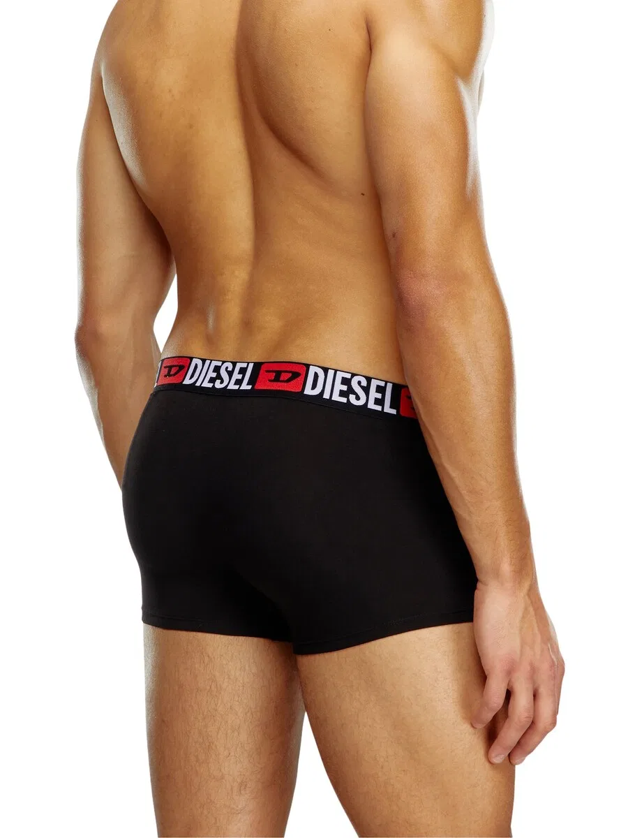 Боксерские шорты DIESEL 'Damien' в пестро-черном цвете — фото 3