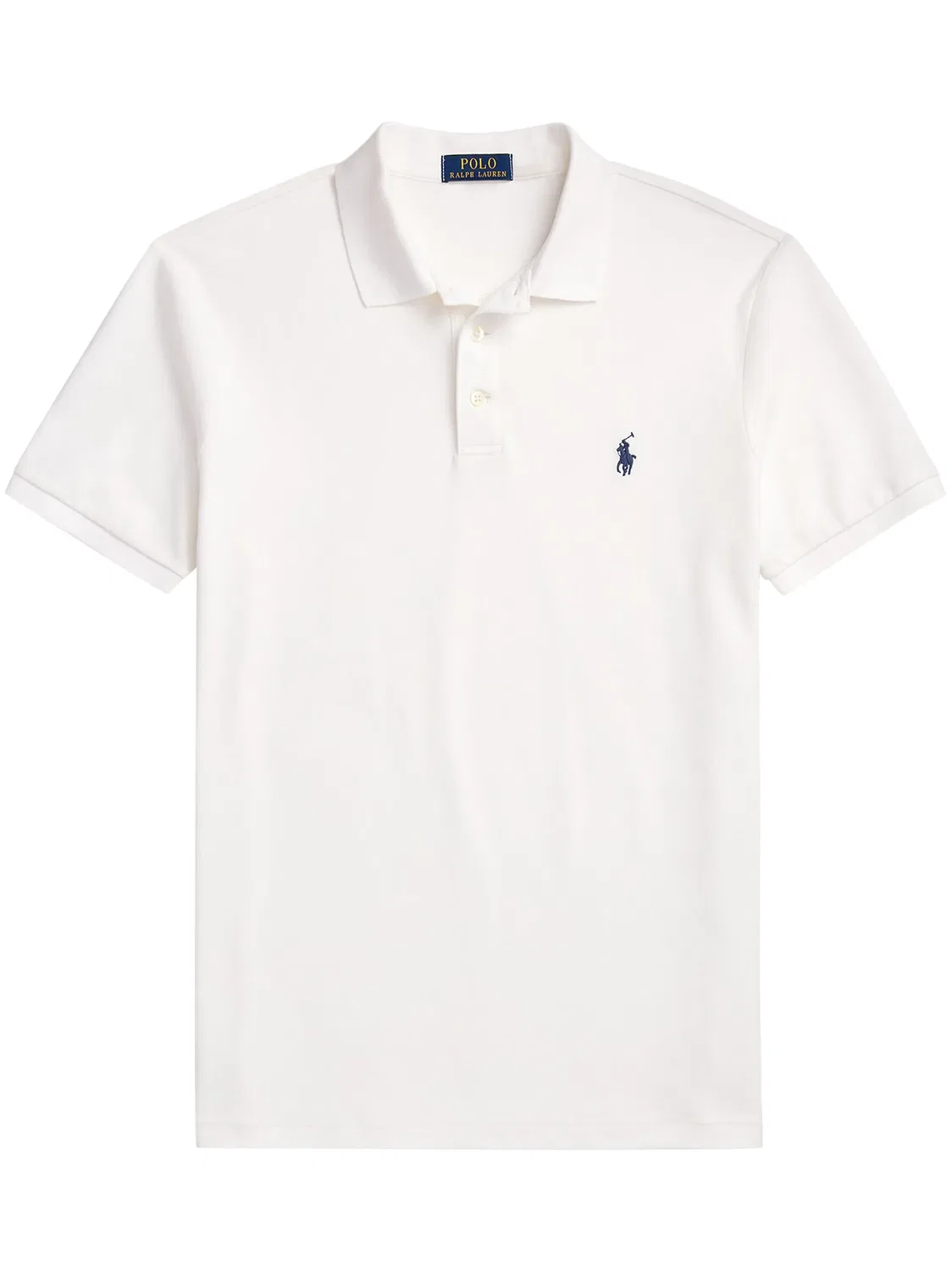 Polo Ralph Lauren Рубашка-поло с вышитым логотипом пони, белая