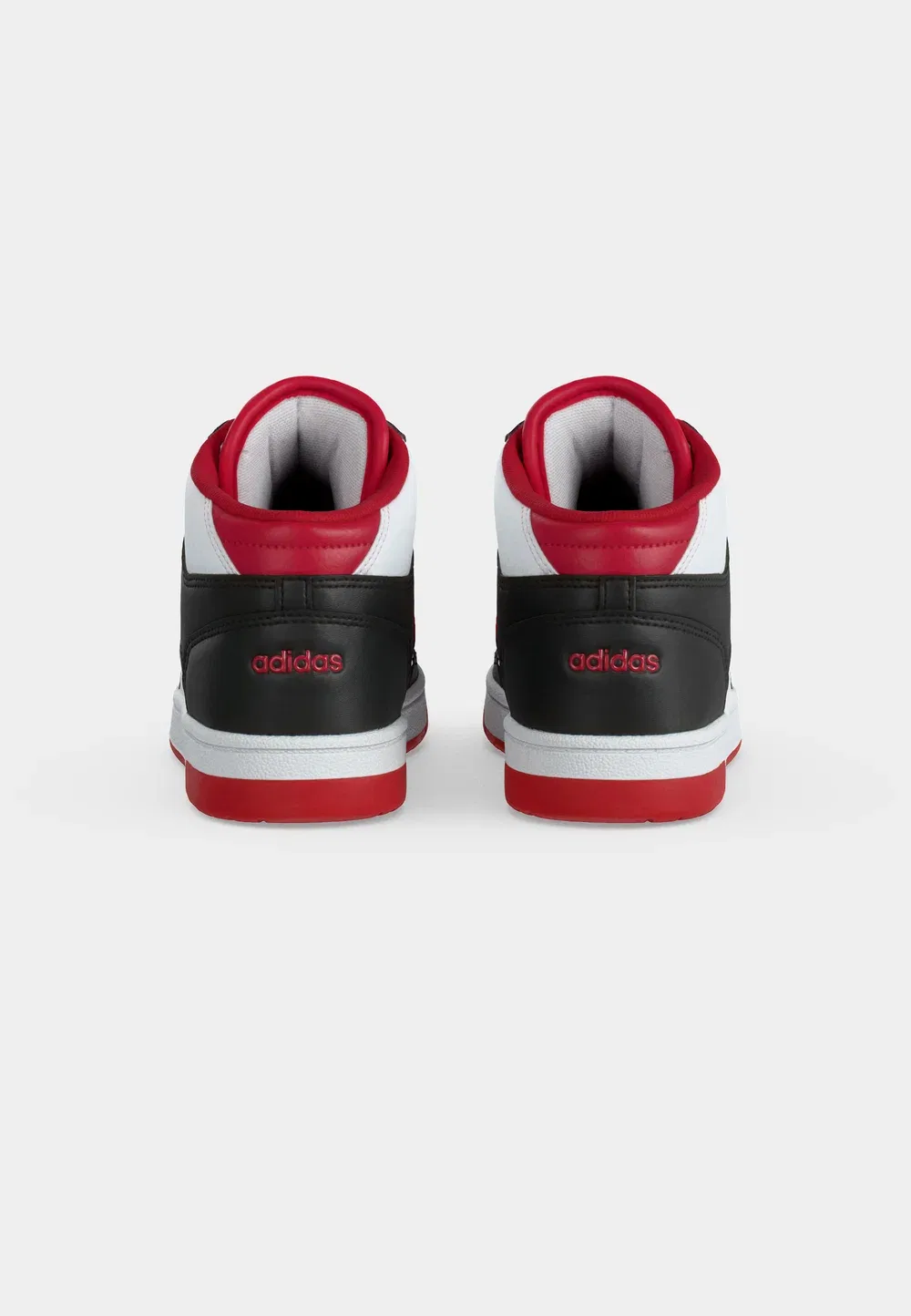 Кроссовки Rapid Court Mid унисекс для тренировок Adidas Performance, Core Black/Team Power Red 2/Footwear White — фото 4