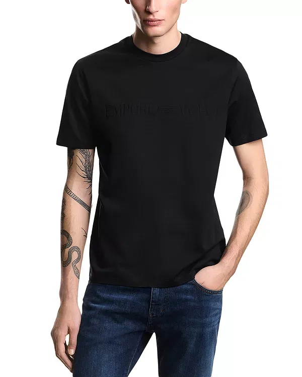 Мужская футболка с коротким рукавом Emporio Armani, Navy Blue