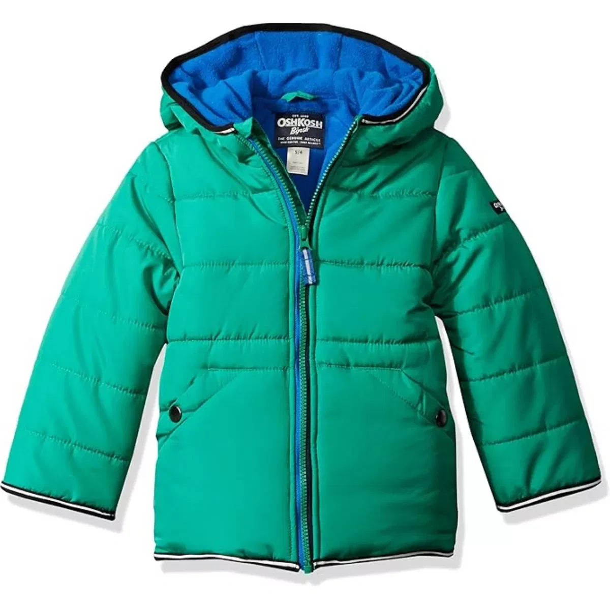 Детская зимняя куртка для мальчиков утепленная OshKosh B'gosh, Jade Green