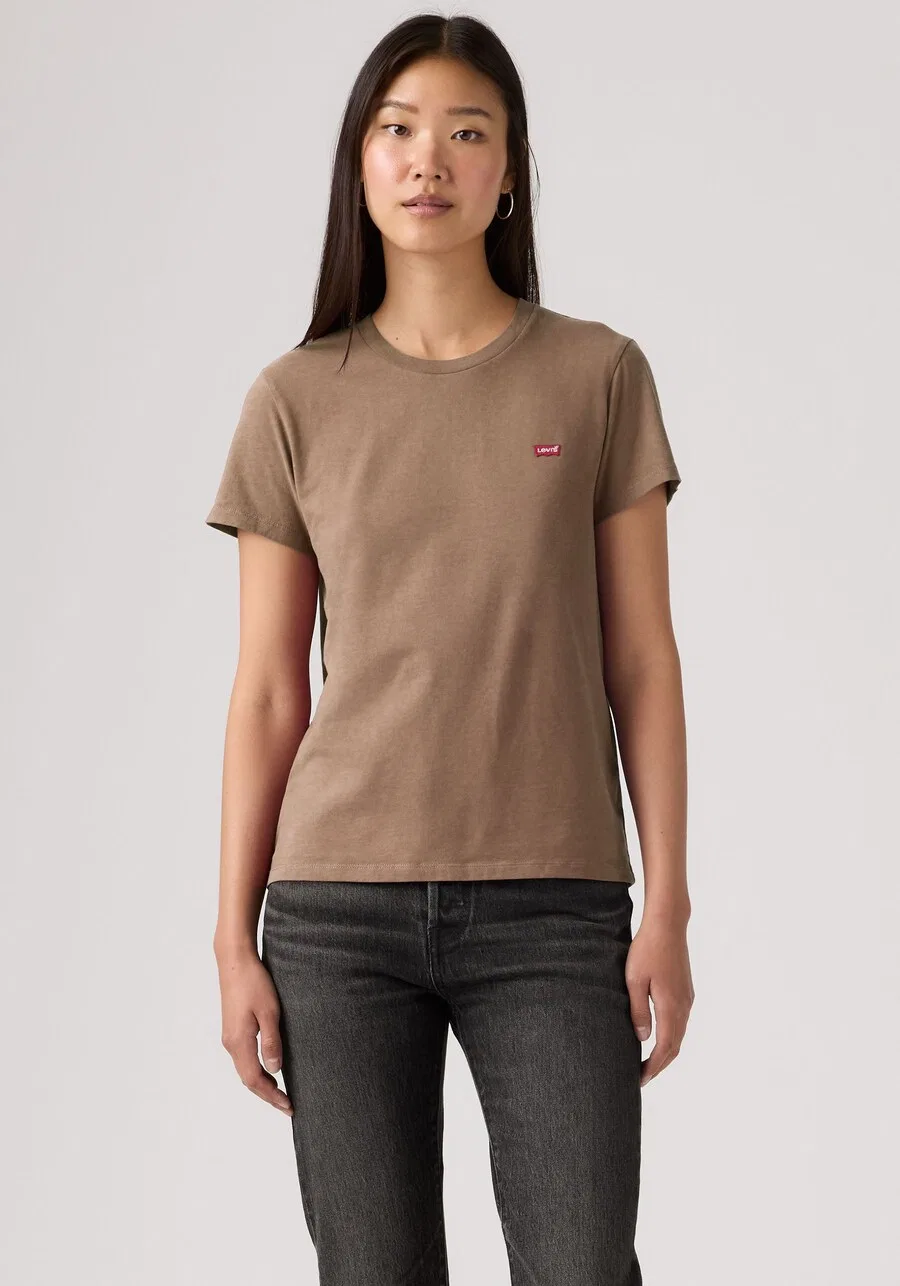 Футболка LEVI'S коричневого цвета — фото 3