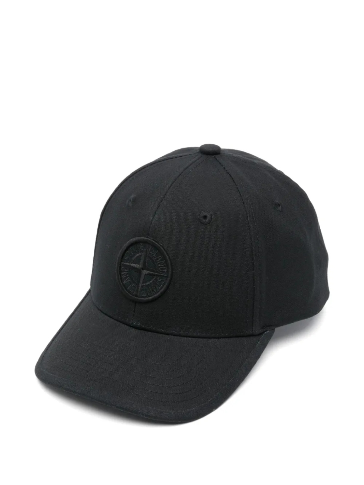 

Бейсболка Stone Island Junior с нашивкой в виде компаса, черный
