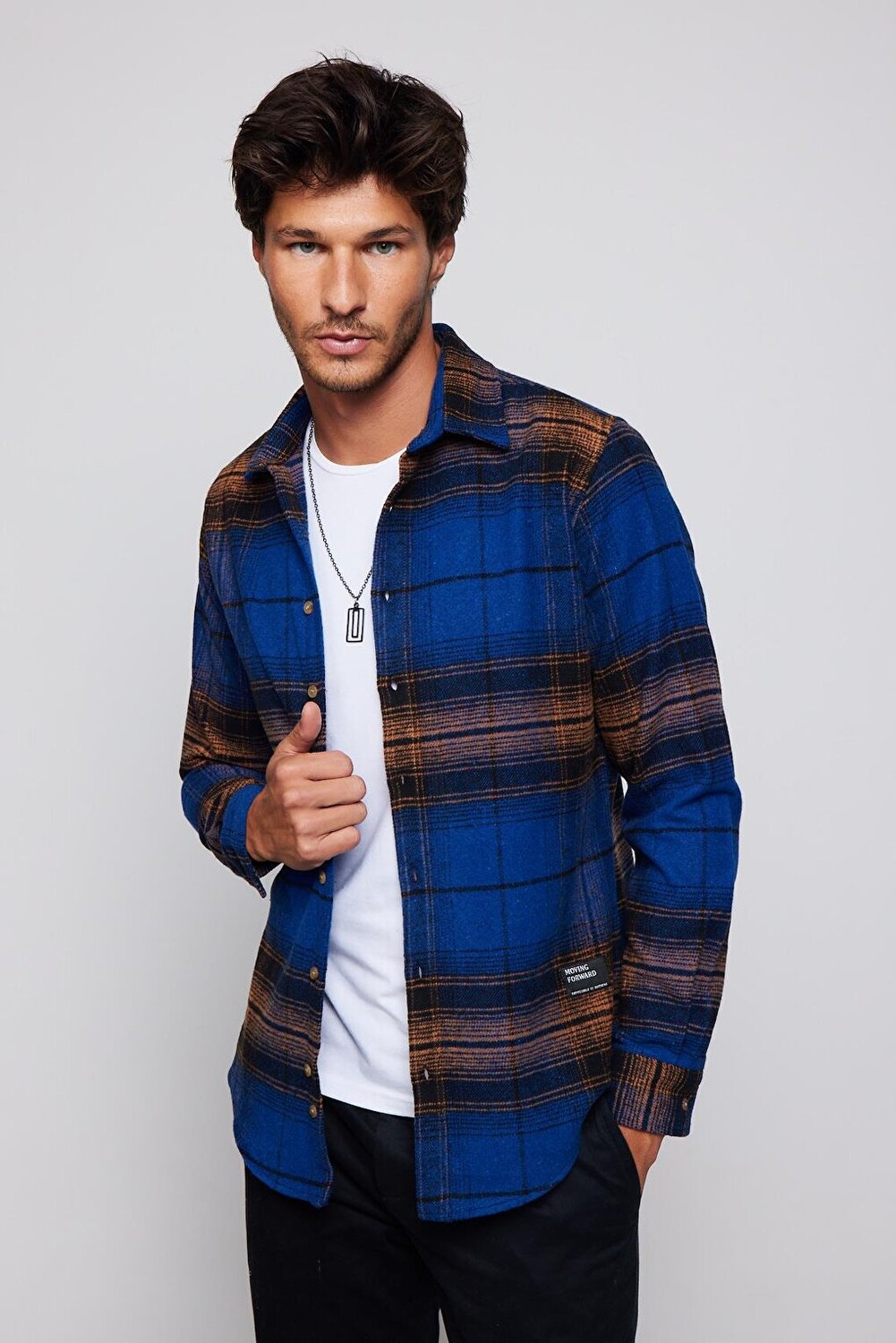 

Мужская рубашка узкого кроя в клетку Lumberjack Slim Fit TUDORS, смешанный