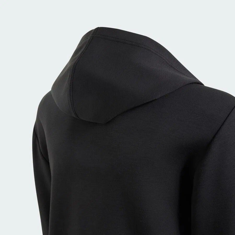 Спортивная толстовка на молнии ADIDAS SPORTSWEAR 'ADIDAS GIRLS FULL ZIP HOODIE Track' черного цвета — фото 4