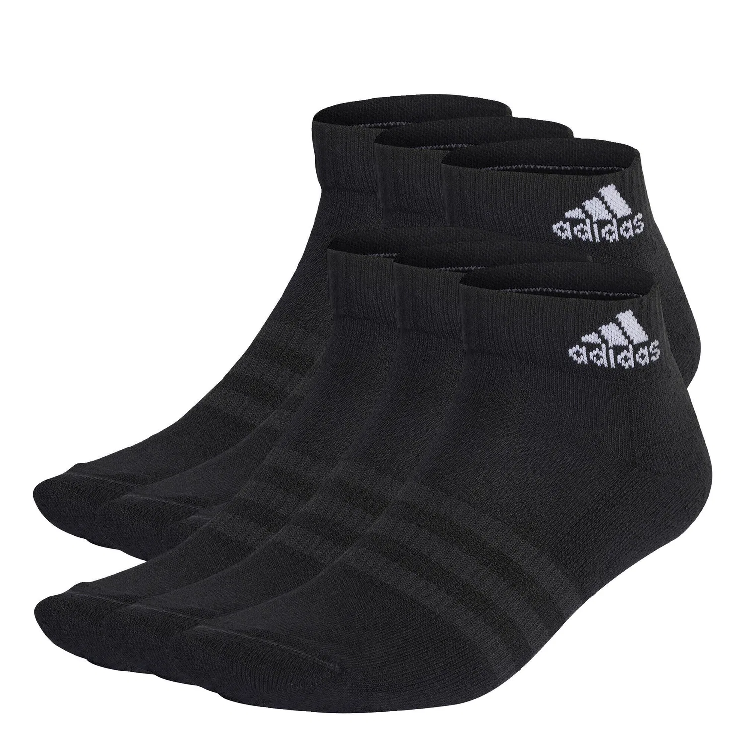 Мужские носки с амортизацией Cushioned Sportswear Ankle Socken, Adidas, Schwarz / Weiss