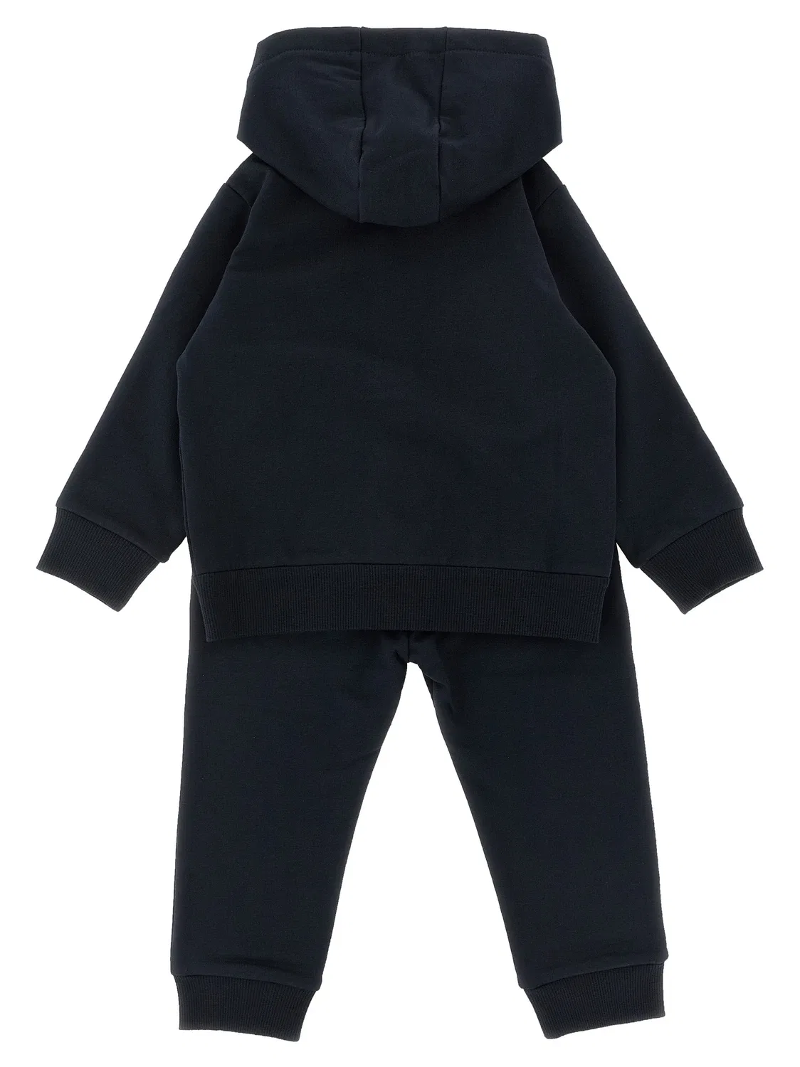 Полный комплект: худи + джоггеры Moncler Enfant, синий — фото 2