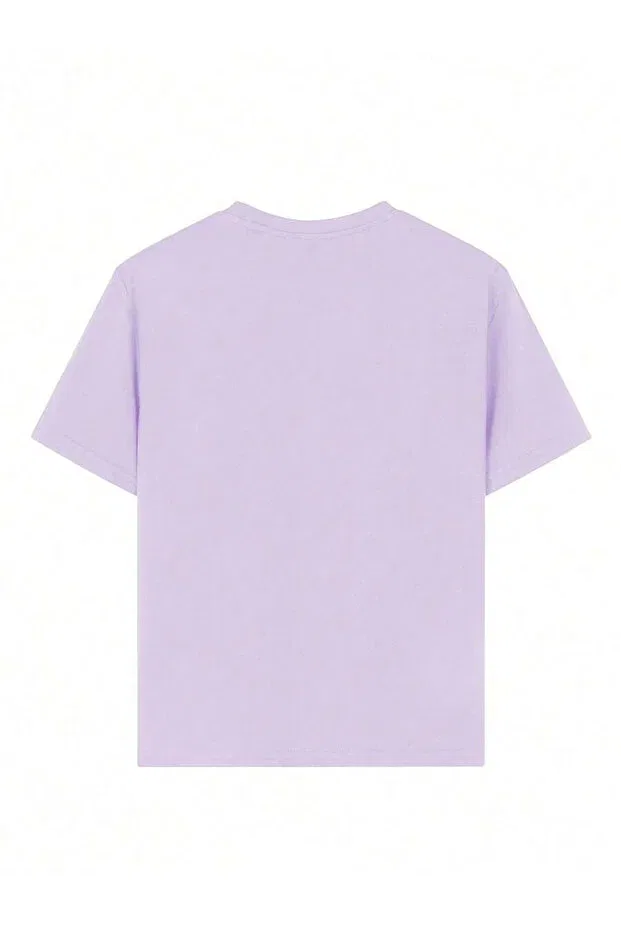 Детская футболка для девочек с принтом Capybara Cc Collection, Lilac — фото 3