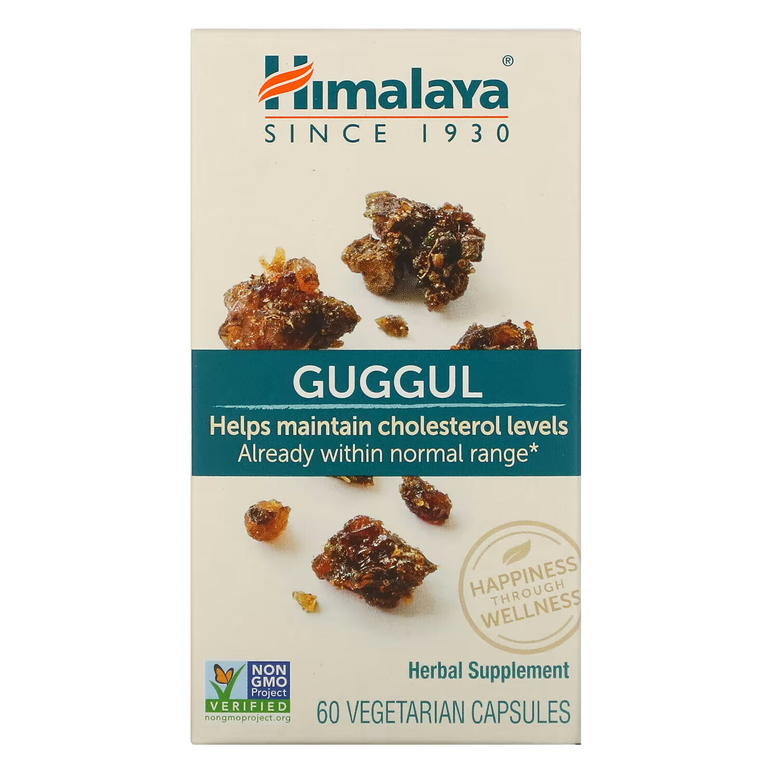 

Himalaya, Гуггул, 60 растительных капсул