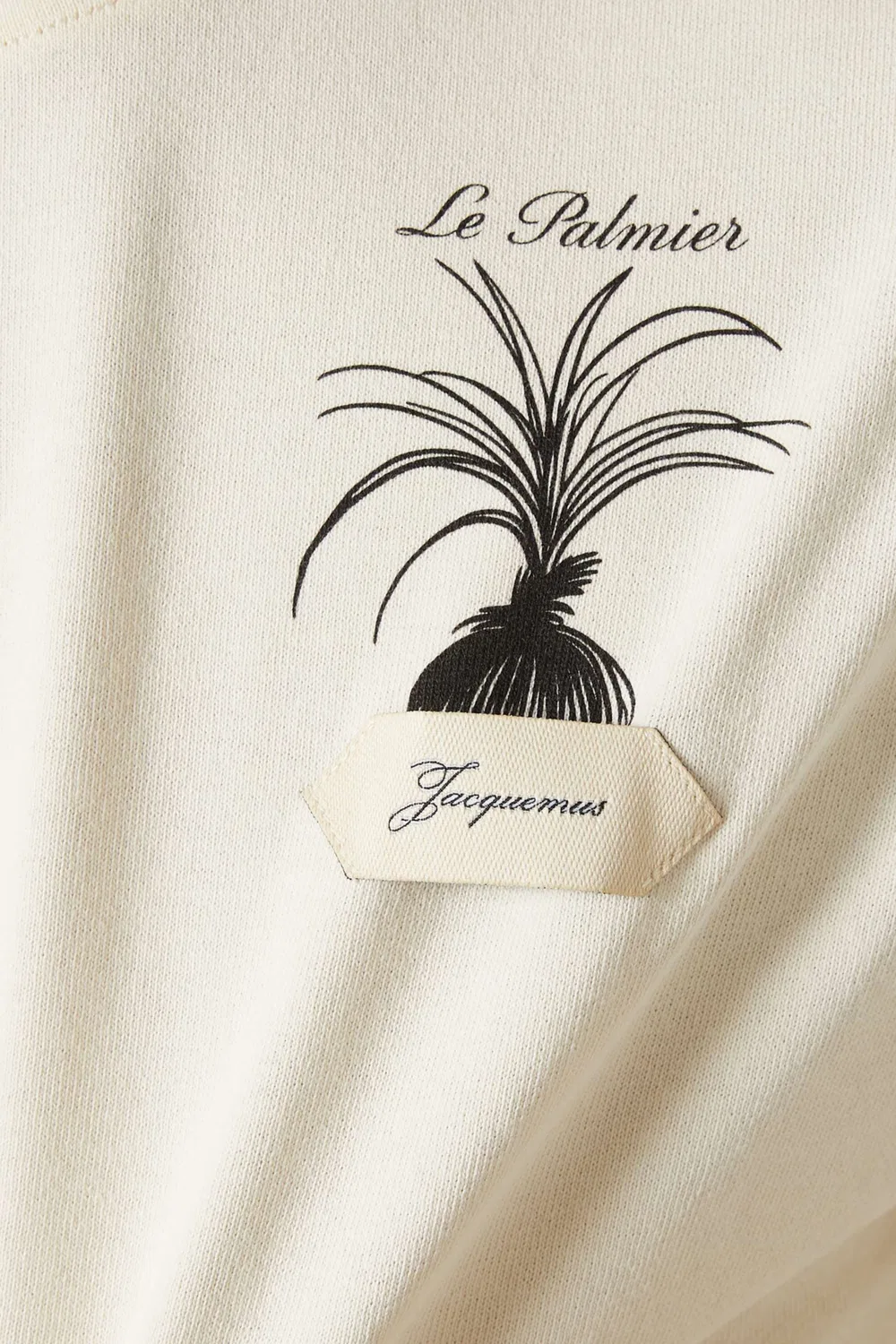 Футболка с коротким рукавом Palmier Logo Jacquemus — фото 4