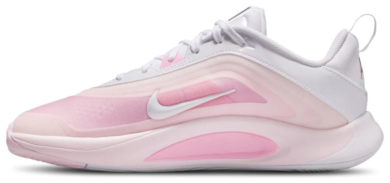 Детские кроссовки для девочек с амортизирующей пеной A'One Nike, розовый/белый — фото 2