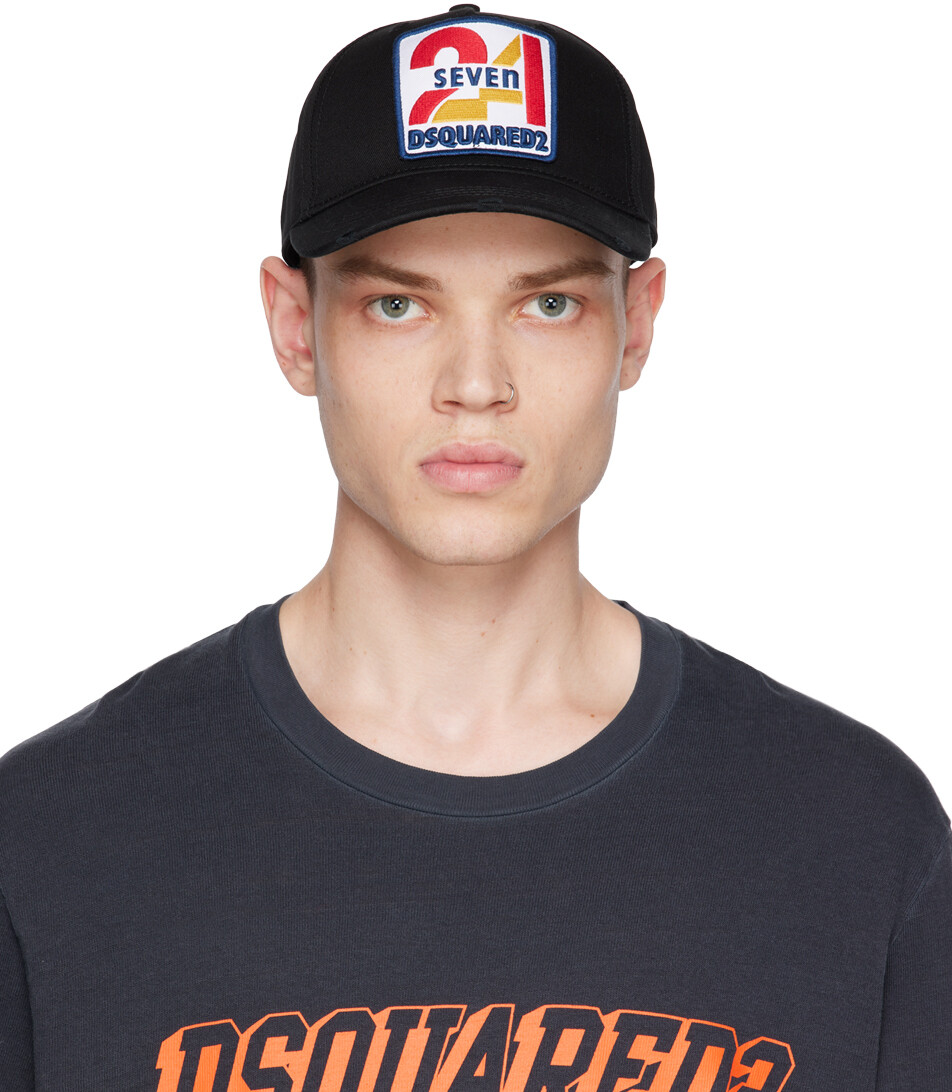 

Черная кепка 24Seven Dsquared2