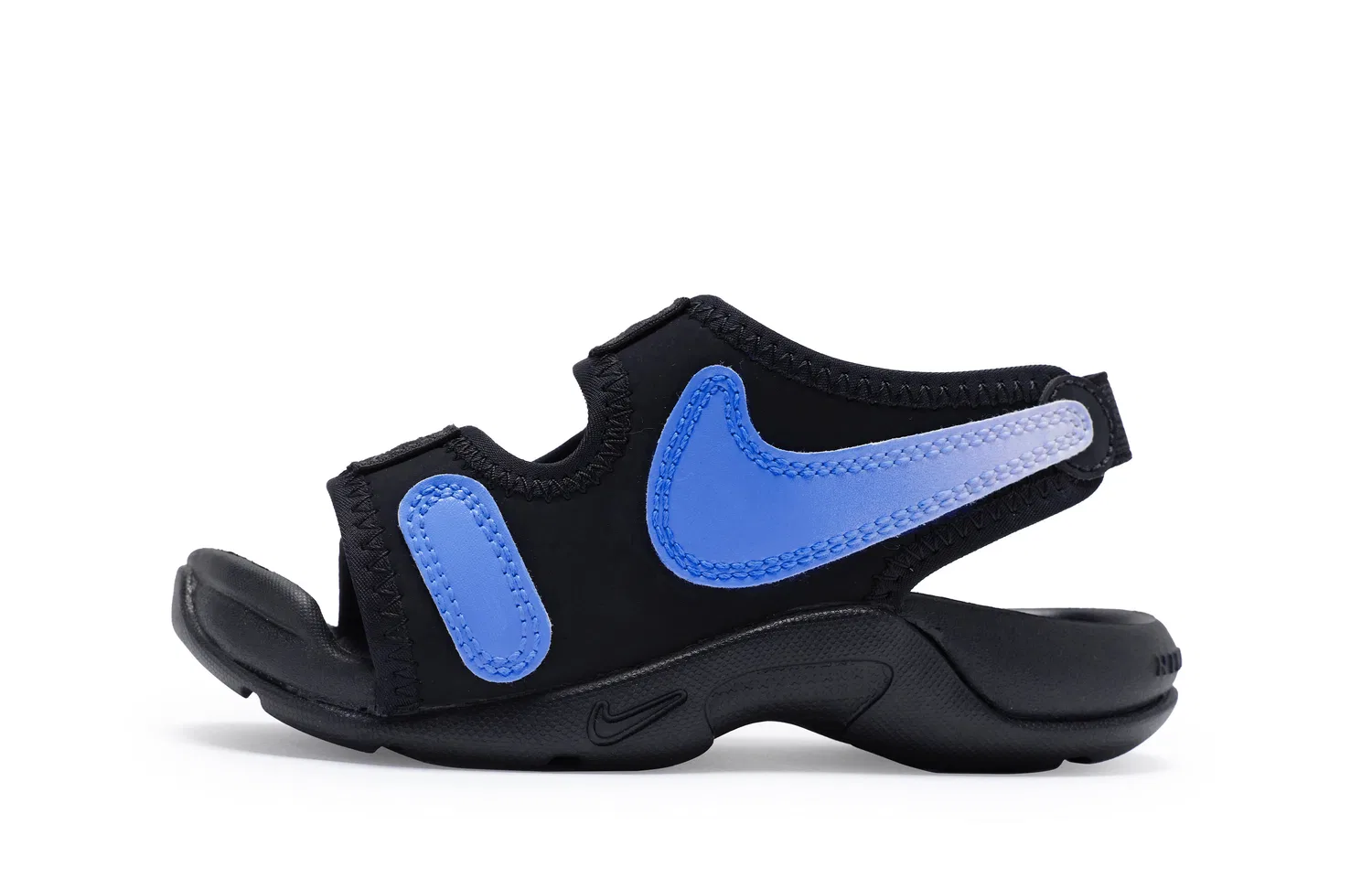 Детские сандалии с принтом Sunray Adjust 6 PS Nike, Black Blue — фото 3