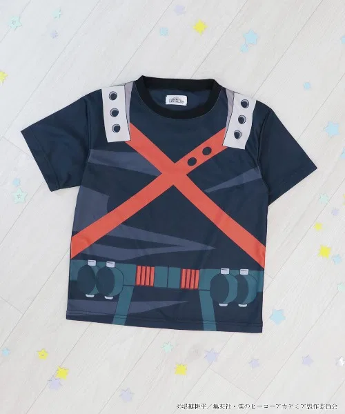 RUGGEDWORKS Детский комплект пижамы с коротким рукавом My Hero Academia, черный — фото 3