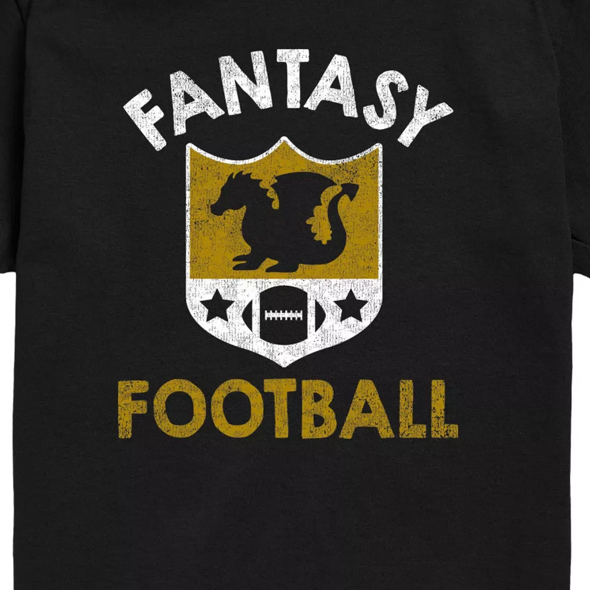 Детский графический хлопковый свитшот Fantasy Football, Instant Message, Black — фото 2