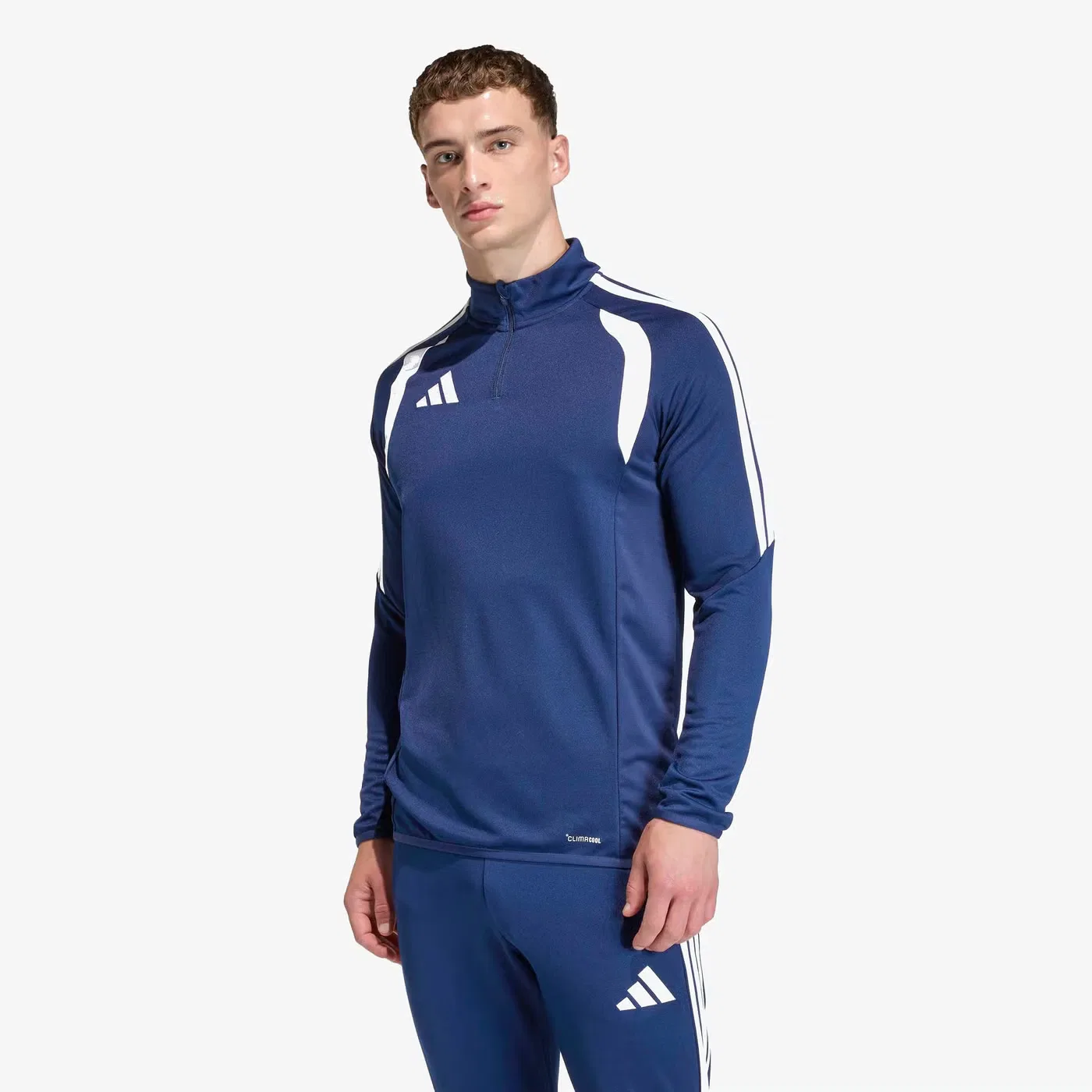 Тренировочная футболка с технологией Climacool Tiro 26 League Adidas, синий — фото 3