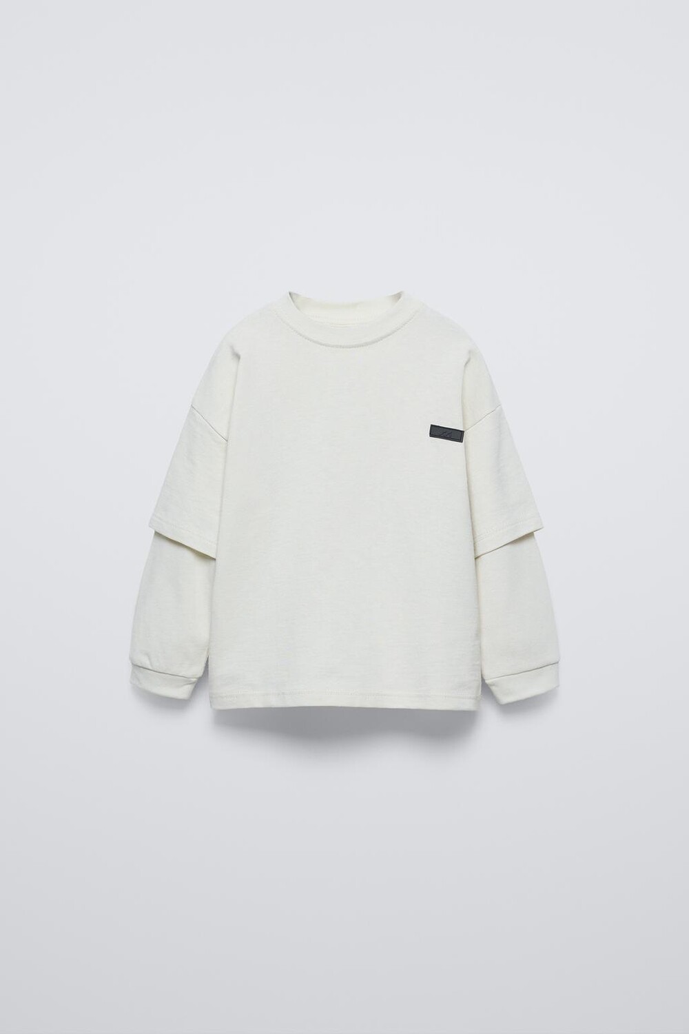 

Футболка с двумя рукавами ZARA, лед