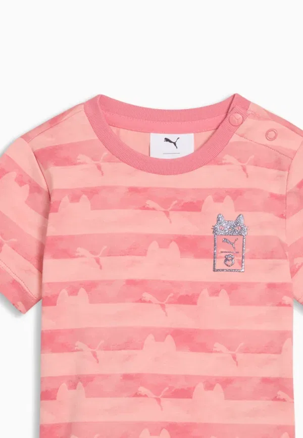 Спортивный костюм из хлопка X gabby's dollhouse minicats trainingsanzug set - shorts, Puma, Wild Pink, розовый — фото 3