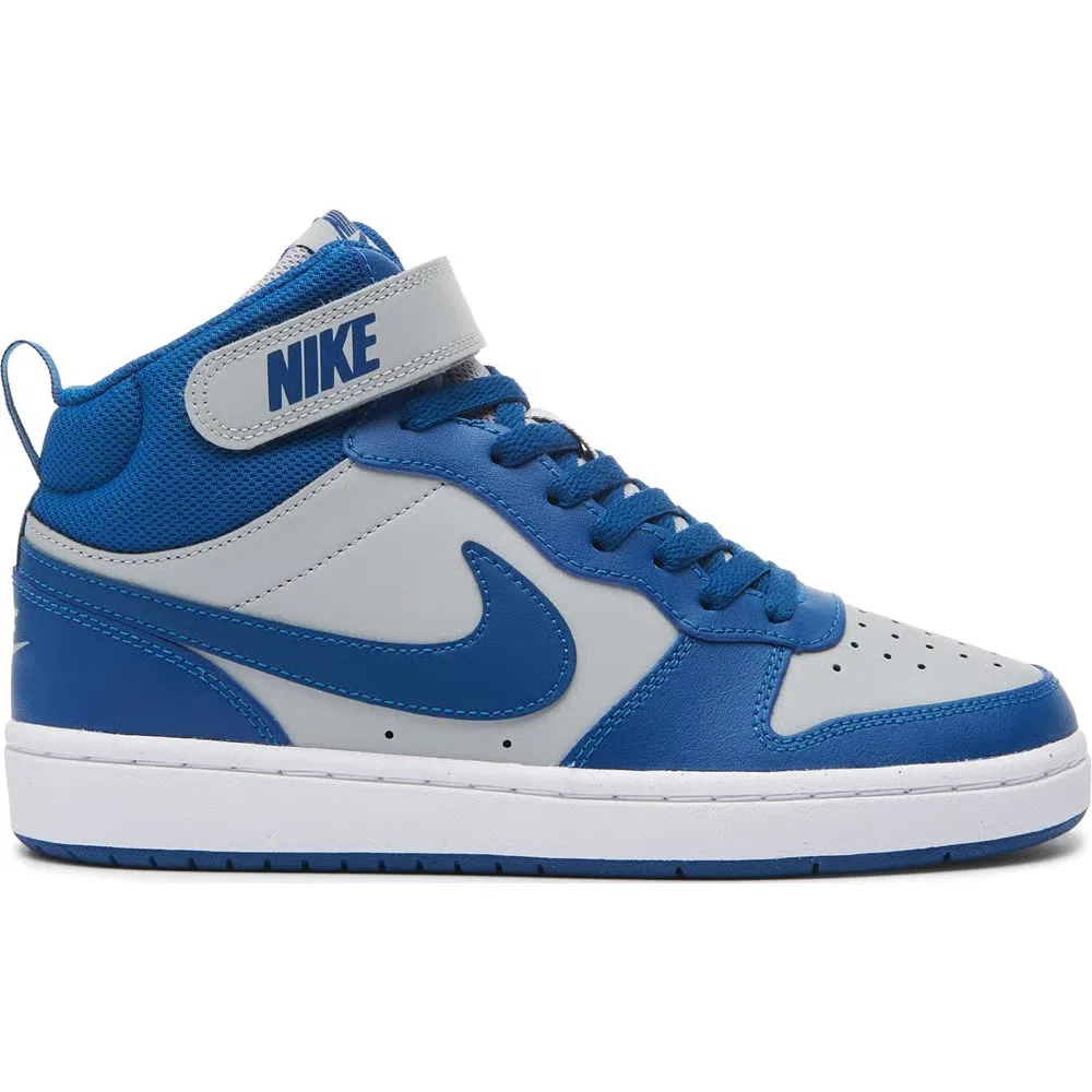 Детские кроссовки Kids' Court Borough средней высоты Nike, Grey/Blue — фото 2