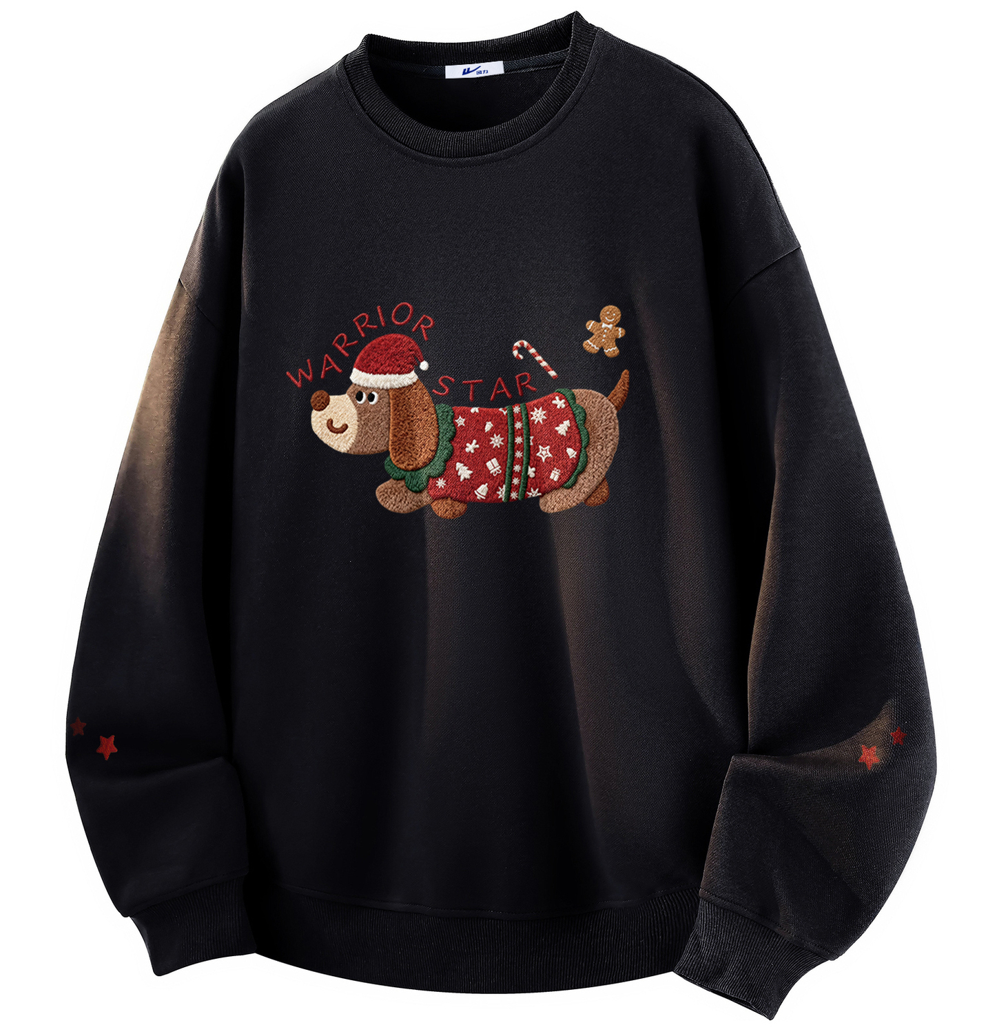 

Свитшот женский Crew Neck Moderate Heavyweight WARRIOR, черный [fleece-lined and thickened]