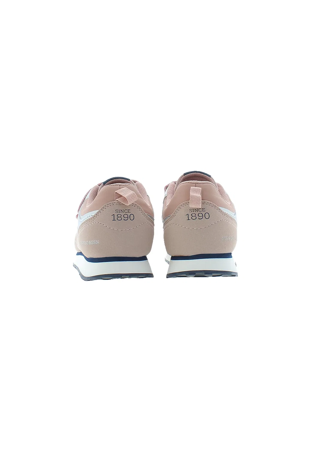 Детские кроссовки для девочек на липучке NOBIK009K/CNH3 U.S. POLO ASSN., Rosa — фото 4