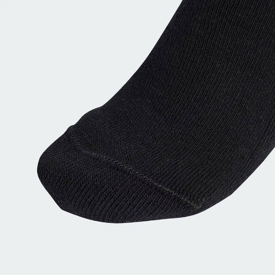 Спортивные носки ADIDAS PERFORMANCE 'LINEAR CUSHIONED CREW SOCK 10 PAIR PACK' черного цвета — фото 2