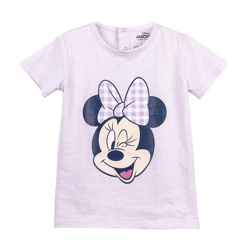 Детская футболка для девочек с принтом Minnie Mouse Disney, Purple — фото 3