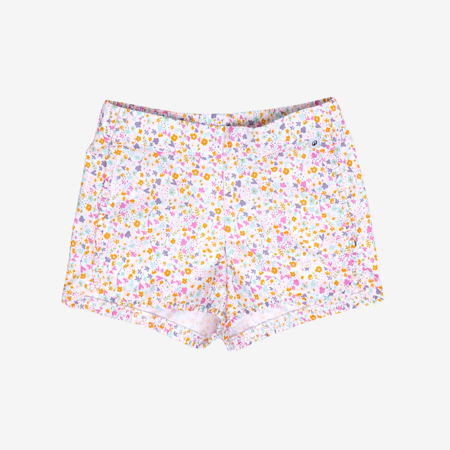 Детские плавки с принтом Print Blumen Decathlon, Fluoreszierendes Blassrosa