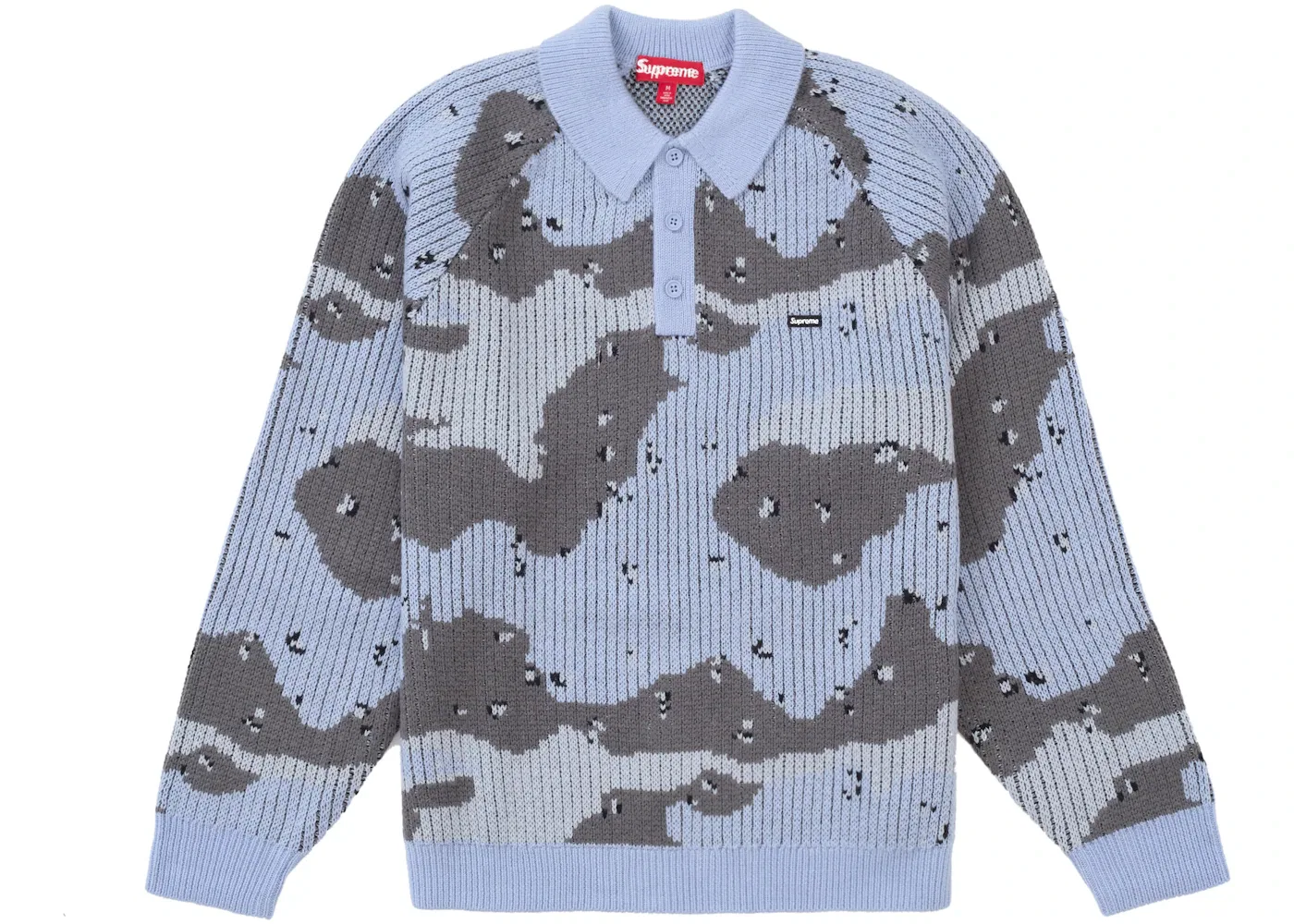 Мужской свитер с принтом Supreme Sweater (FW24), Blue Camo