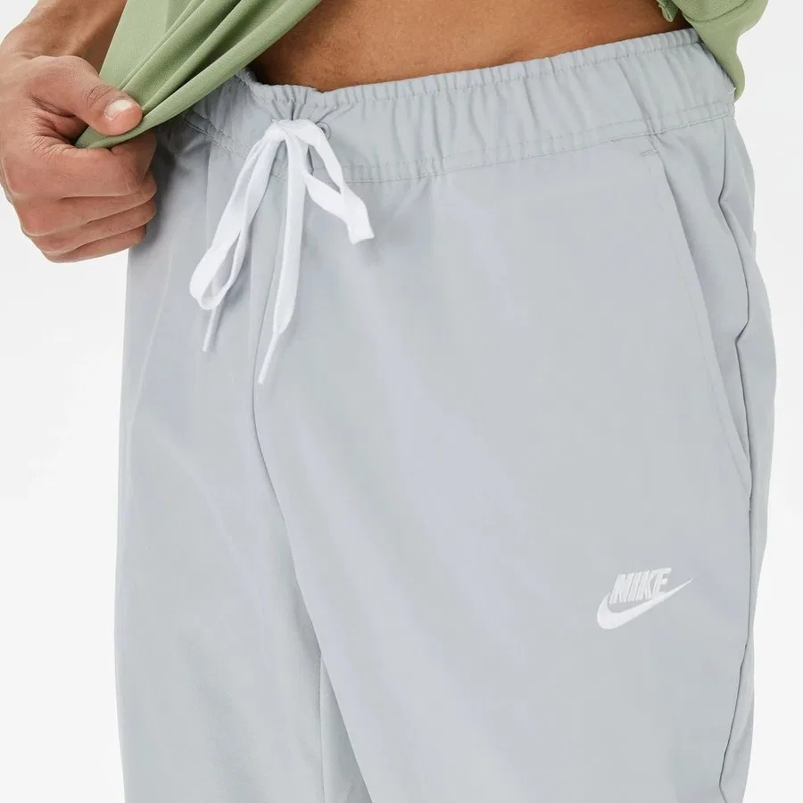 Спортивные штаны с зауженным кроем Nike Club Woven Taper Leg Jogging Pants, Серый — фото 3