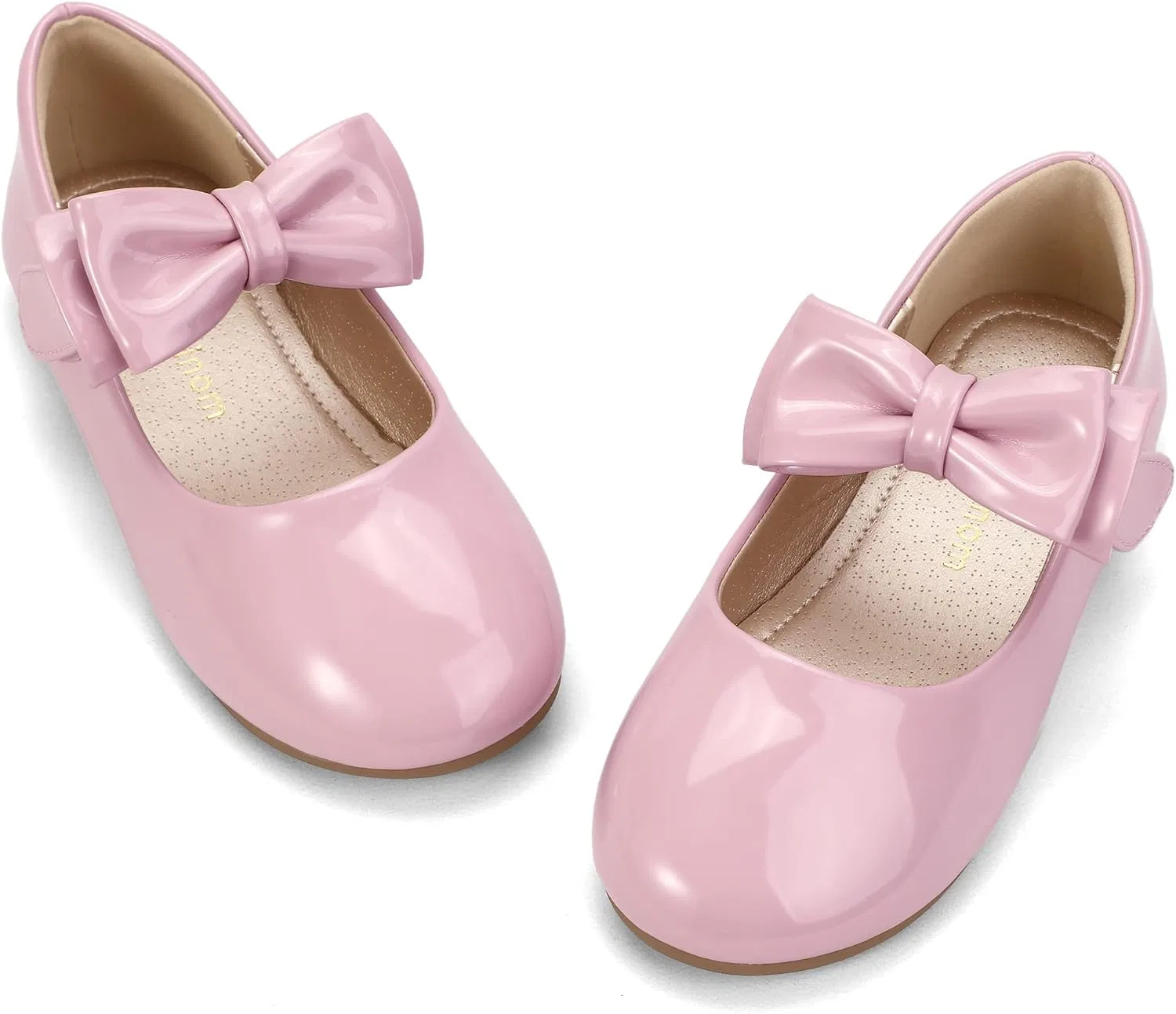 Детские балетки для девочек с цветочным принтом Hehainom, Alisa Pink Patent