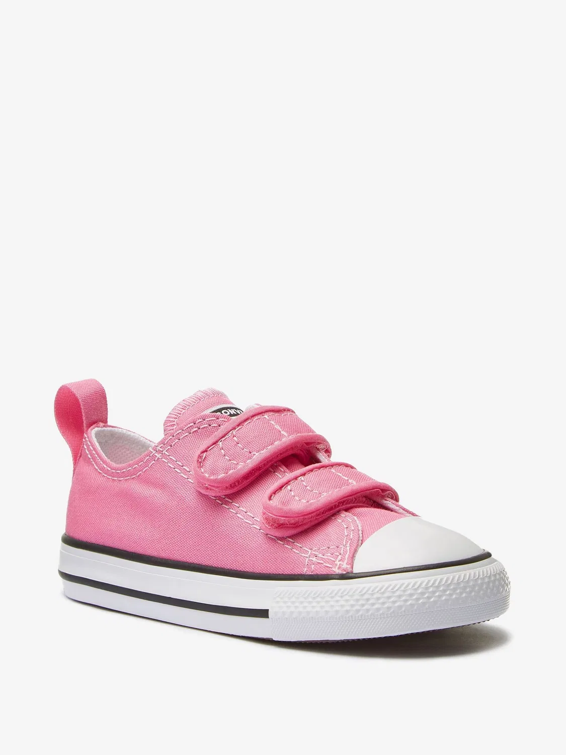 Кроссовки детские на липучках Chuck Taylor All Star Converse, розовые — фото 2