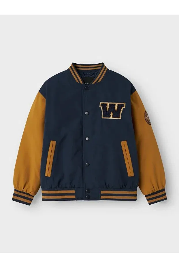 Детское пальто для девочек с длинным рукавом Name It, Navy Blue