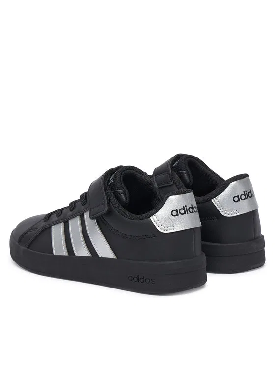 Кроссовки Grand Court 3.0 Shoes Children Adidas, черный — фото 3